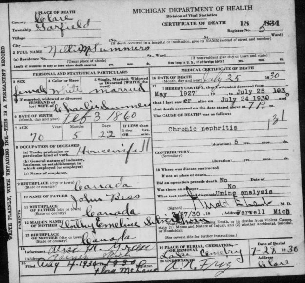 NellieBestLoseeSummersDeath Cert